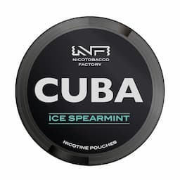 Ice Spearmint Nicotine Pouches By Cuba Black