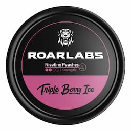 Triple Berry Ice Nicotine Pouches By Roar Labs